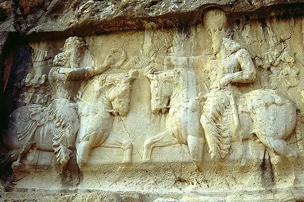 Relief of Bahram I in Bishapur