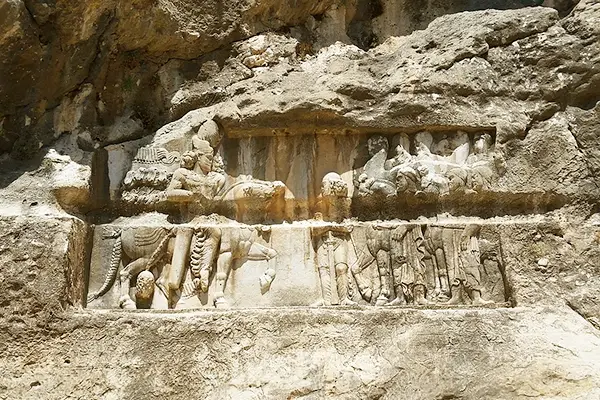 Relief of Bahram II in Bishapur