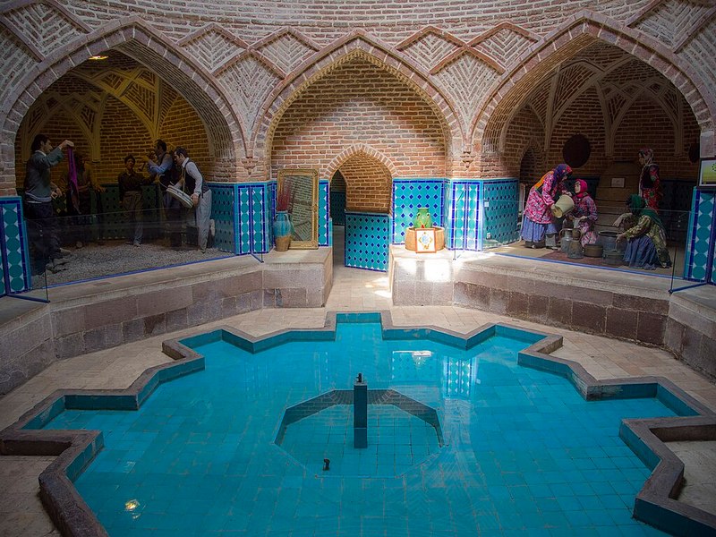 Qajar Bathhouse Museum Pond Qajar Bathhouse Museum Pond