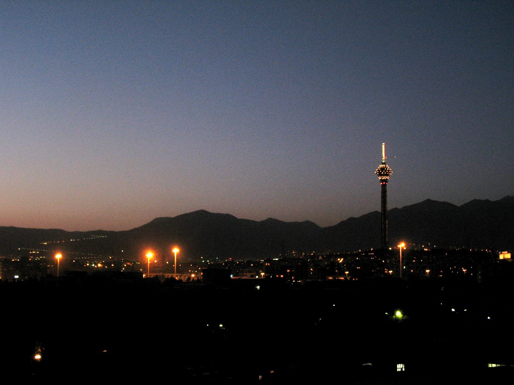 Milad Tower At Night