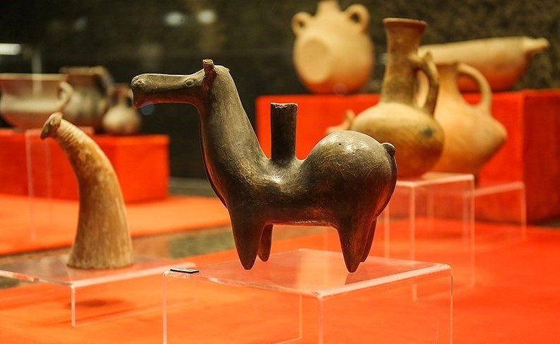 Qazvin City Museum Statues