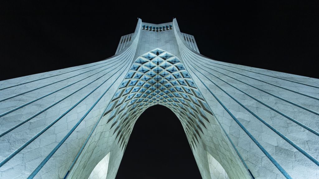 Azadi Tower At Night Azadi Tower At Night