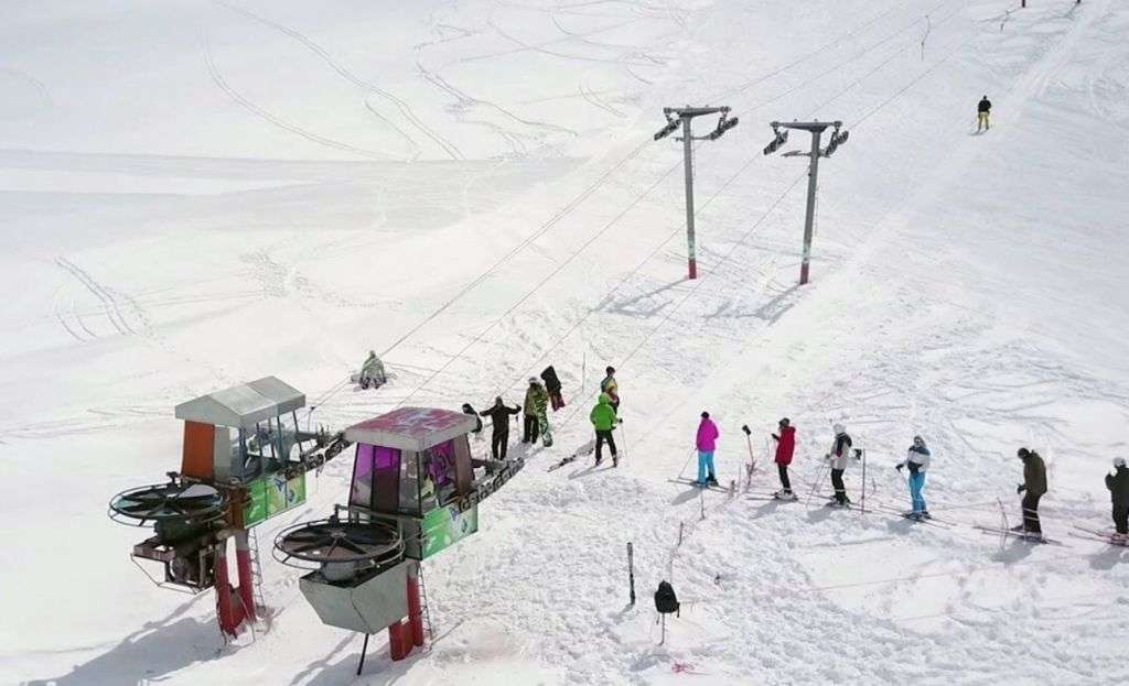 Sahand Ski Resort in Iran