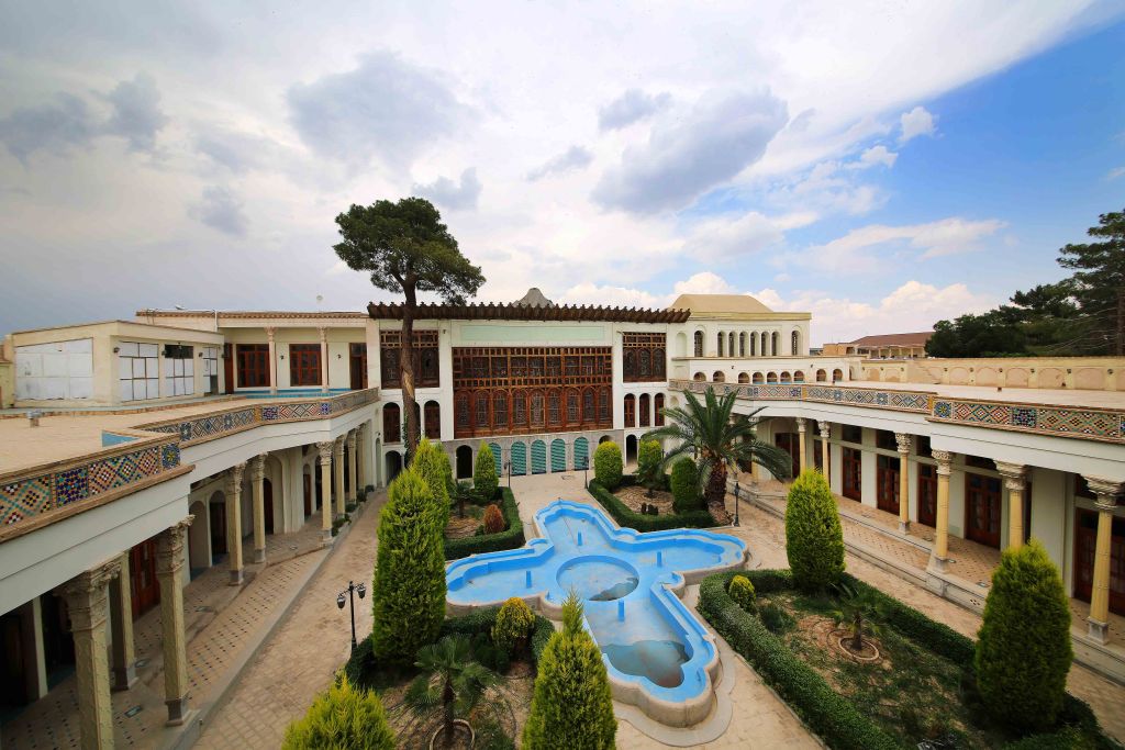 Moshirolmolk historical house courtyard Moshirolmolk historical house courtyard