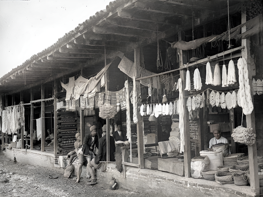 Rasht Grand Bazaar in Qajar era