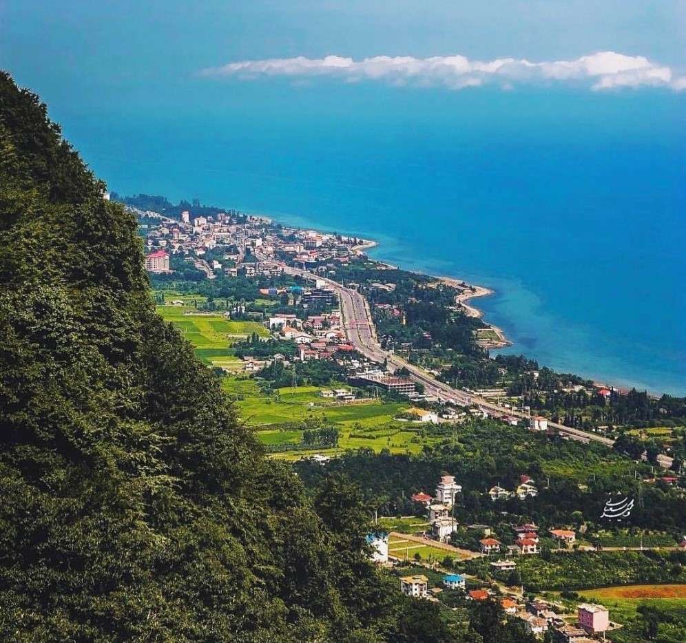 Gilan Province: the city of Ramsar on the Caspian Sea