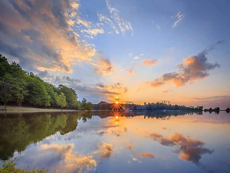 Saqalaksar Dam Sun Set