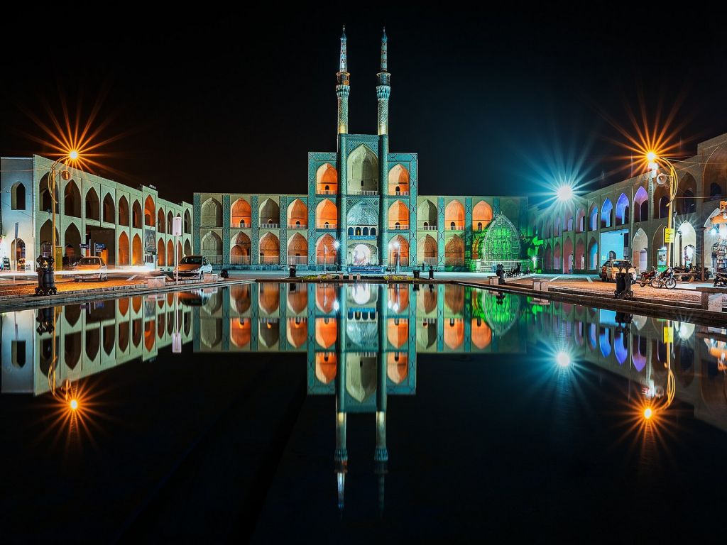 Amir Chaghmagh Complex At Night Amir Chaghmagh Complex At Night