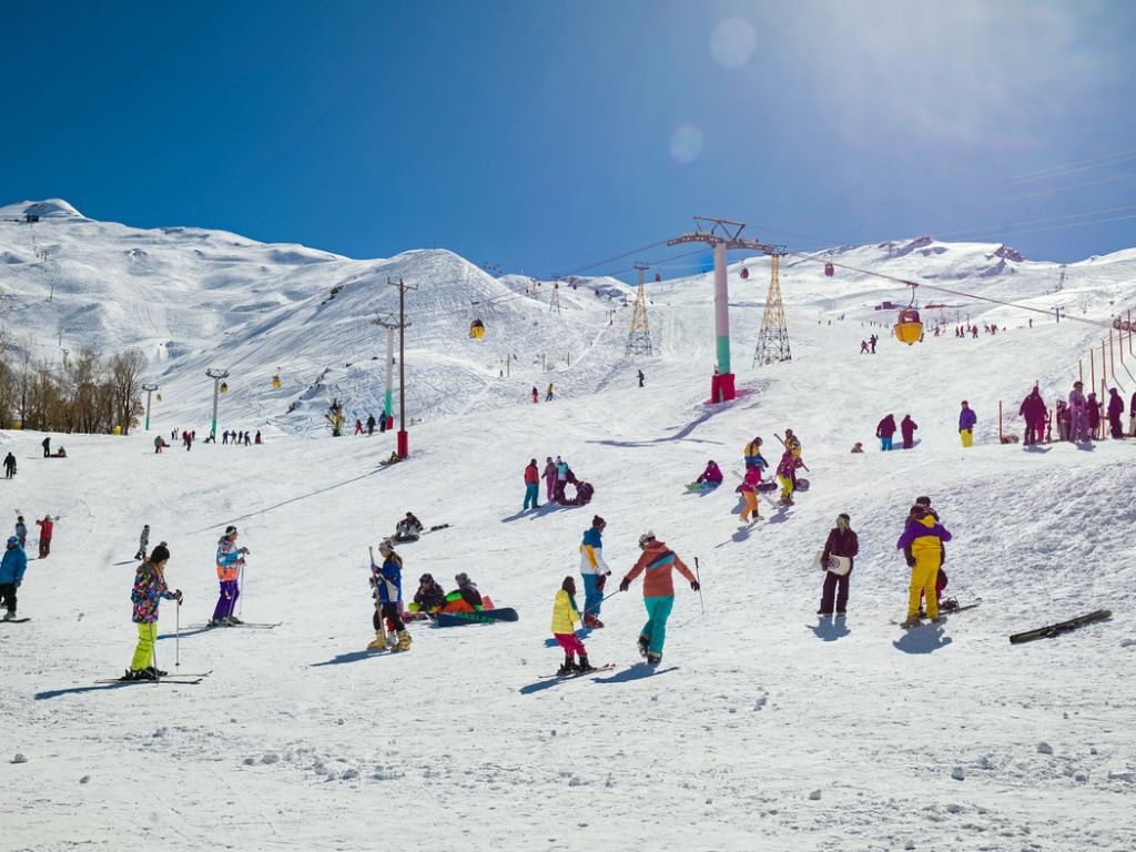 Dizin Ski Resort in Iran