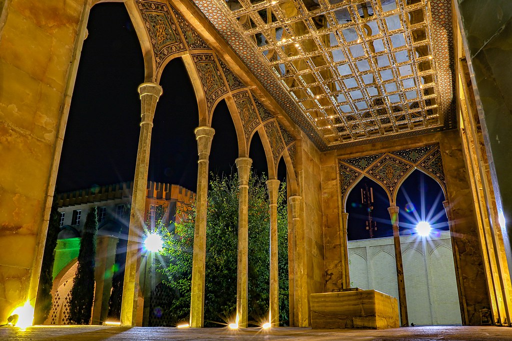 Tomb of Saeb Tabrizi At Night Tomb of Saeb Tabrizi At Night